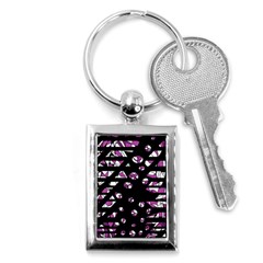 Magenta Freedom Key Chains (rectangle) 