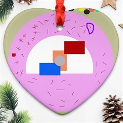 Decorative Abstract Circle Ornament (heart) 