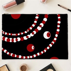 Red Pearls Cosmetic Bag (xxl) 