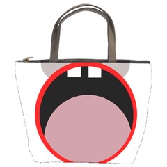 Funny Face Bucket Bags by Valentinaart