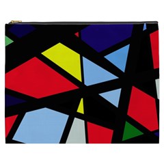 Colorful Geomeric Desing Cosmetic Bag (xxxl) 