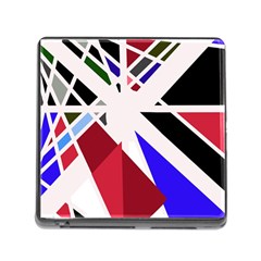 Decorative Flag Design Memory Card Reader (square)