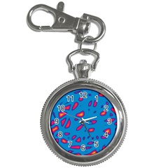 Blue And Red Neon Key Chain Watches