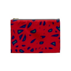 Red Neon Cosmetic Bag (medium) 