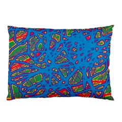 Colorful Neon Chaos Pillow Case