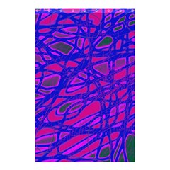 Blue Shower Curtain 48  X 72  (small) 