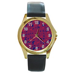 Decor Round Gold Metal Watch