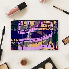 Abstract High Art By Moma Cosmetic Bag (medium)  by Valentinaart