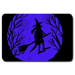 Halloween Witch - Blue Moon Large Doormat 