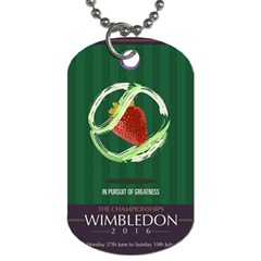 Wimbledon 2016  Dog Tag (one Side)