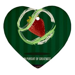 Wimbledon 2016  Heart Ornament (2 Sides) by AnshK