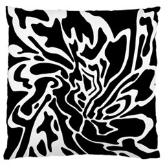 Black And White Decor Standard Flano Cushion Case (two Sides) by Valentinaart