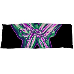 Neon Butterfly Body Pillow Case Dakimakura (two Sides) by Valentinaart