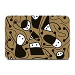 Playful abstract art - Brown Plate Mats 18 x12  Plate Mat