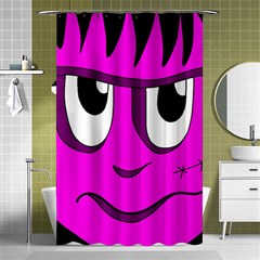 Halloween - Pink Frankenstein Shower Curtain 48  X 72  (small)  by Valentinaart