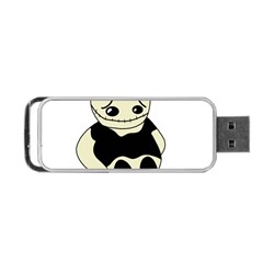 Halloween Sad Monster Portable Usb Flash (one Side) by Valentinaart