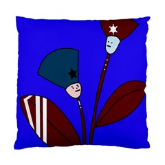 Soldier Flowers  Standard Cushion Case (two Sides) by Valentinaart