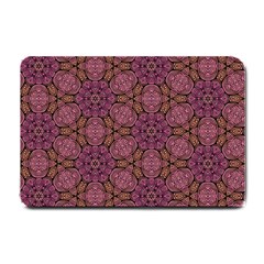 Fuchsia Abstract Shell Pattern Small Doormat  by TanyaDraws