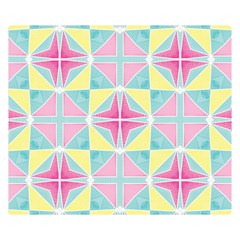 Pastel Block Tiles Pattern Double Sided Flano Blanket (small)  by TanyaDraws