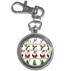 Christmas Pattern Key Chain Watches by Valentinaart