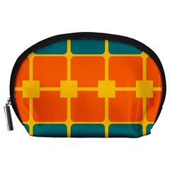 Squares And Rectangles                                                                                                Accessory Pouch by LalyLauraFLM