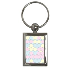 Colorful Honeycomb - Diamond Pattern Key Chains (rectangle) 