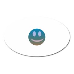 Smiley Oval Magnet