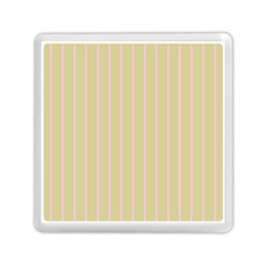 Summer Sand Color Pink Stripes Memory Card Reader (square) 