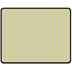 Summer Sand Color Lilac Stripes Double Sided Fleece Blanket (medium) 