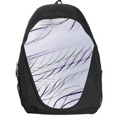 Lilac Stripes Backpack Bag