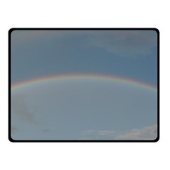 Colorful Rainbow Double Sided Fleece Blanket (small) 