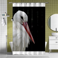 Stork Bird Shower Curtain 48  X 72  (small) 