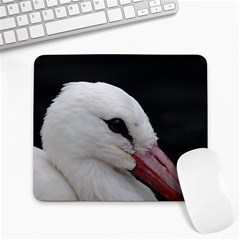 Wild Stork Bird, Close-up Large Mousepads