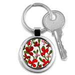 Floral tree Key Chains (Round)  Front