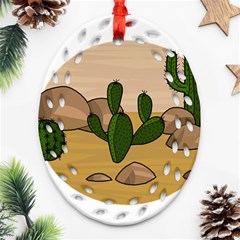 Desert 2 Ornament (oval Filigree) 