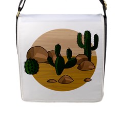 Desert 2 Flap Messenger Bag (l) 