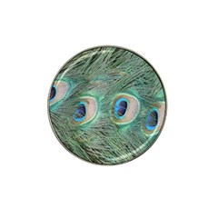 Peacock Feathers Macro Hat Clip Ball Marker by GiftsbyNature