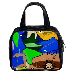 Aquarium  Classic Handbags (2 Sides)