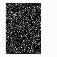 Black And White Magic Small Garden Flag (two Sides)