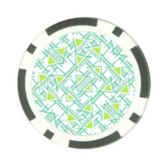 Ethnic Geo Pattern Poker Chip Card Guards (10 Pack) 