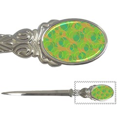 Green Decorative Art Letter Openers