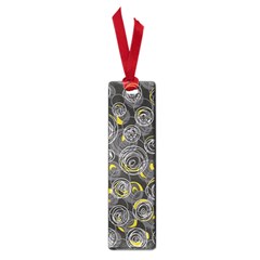 Gray And Yellow Abstract Art Small Book Marks