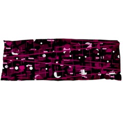 Magenta Abstract Art Body Pillow Case Dakimakura (two Sides)