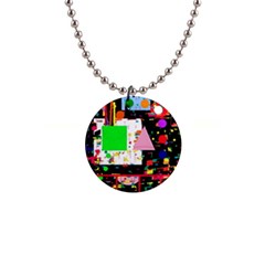 Colorful Facroty Button Necklaces