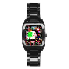 Colorful Facroty Stainless Steel Barrel Watch