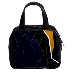 Digital Abstraction Classic Handbags (2 Sides)