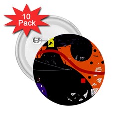 Orange Dream 2 25  Buttons (10 Pack) 