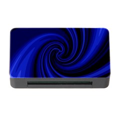 Blue Decorative Twist Memory Card Reader With Cf by Valentinaart