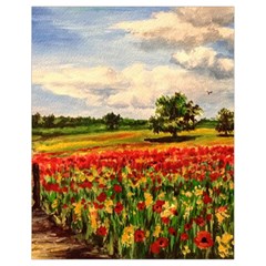  Poppies Drawstring Bag (small)