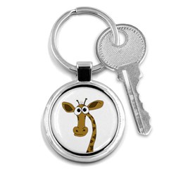 Giraffe  Key Chains (round)  by Valentinaart